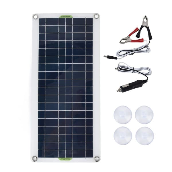 20W Bærbar Solpanel Batterioplader 21V Polysilicium KLB