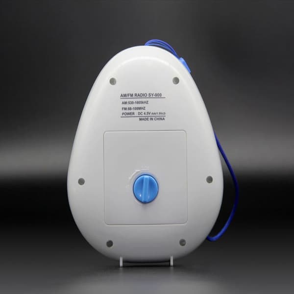 Surenhap Mini Dusjradio Vanntett Baderomsradio Batteridrevet FM/AM