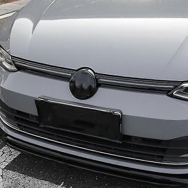 Car Gloss Black Front Bumper Mesh Center Grille Grille Strips Protection For- Golf 8 Mk8 2021