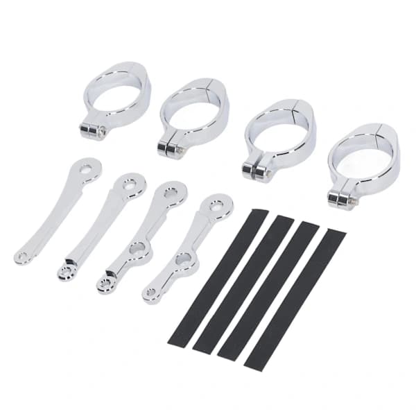 Suzuki moottoripyörän ajovalokiinnike 39-41 mm hopea CNC-vaihto