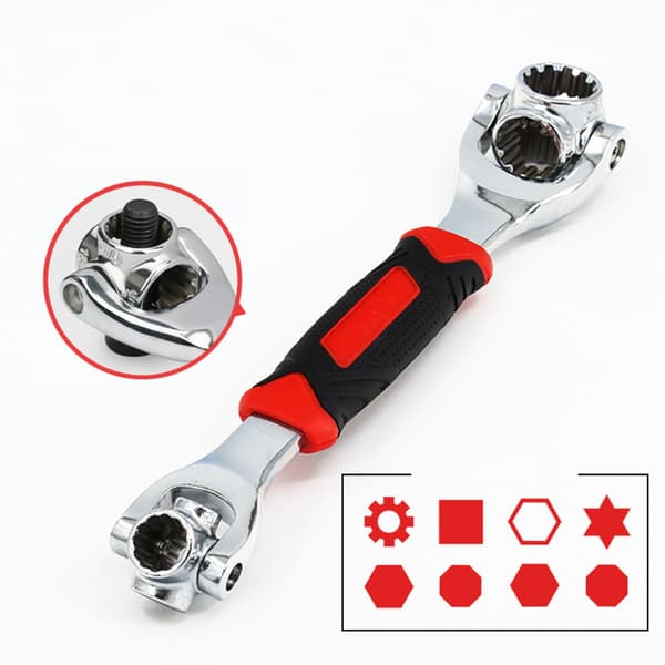 8-19mm Multifunctional Socket Wrench - Universal Tool with 360° Rotating Head, Compatible with Various Sizes and Applications