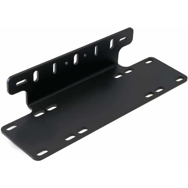 Universal Sort Legering Nummerpladeholder Forreste Kofanger LED-Bar og Arbejdslys Nummerplademonteringsbeslag til 4X4 Bil Lastbil