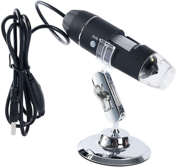 1600X digitalt mikroskop, mini elektronisk bærbart USB-mikroskop