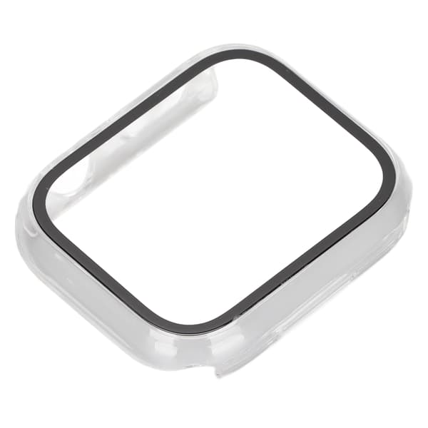 Protective Watch Case with Tempered Glass Screen Protector, Full Coverage HD for IWatch Series 7 2021 41mm Transparent