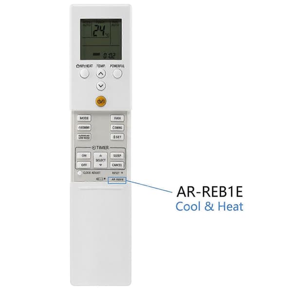 Ny AR-REB1E -kaukosäädin FUJITSU-ilmastointilaitteelle AR-REY1U AR-REB2E REF1E [DB]