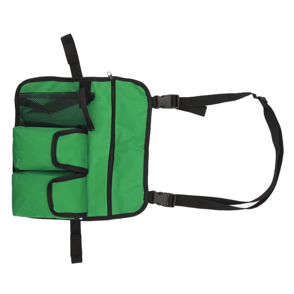 Strandstol Armleneveske 600D Oxford-stoff Multifunksjonell Utendørs Stolorganisator for Camping Grønn
