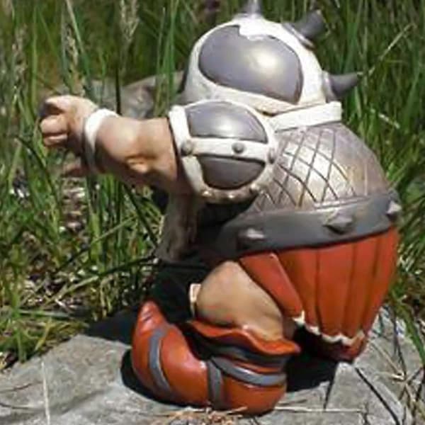 Statue Modell Bred Bruk Levende Harpiks Øks Soldatform Statue Display for Hage B B