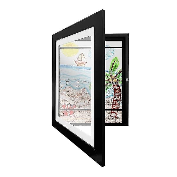 Kids Art Frames Front-Opening Easy Change Art Frame Drawings Artwork Picture Frames for Wall Tabletop Display-yky