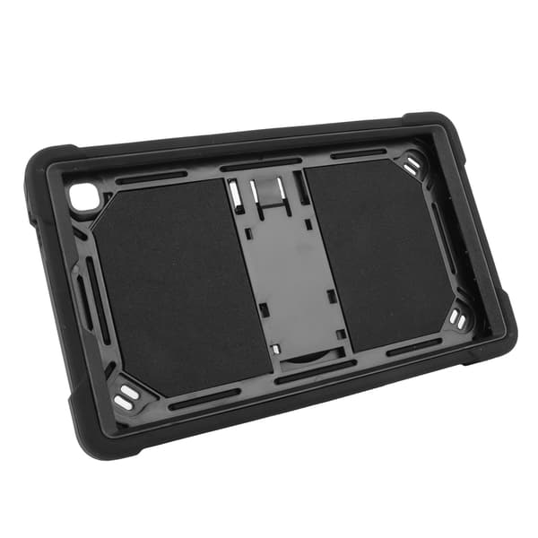 Case for Tab A7 Lite, all-round protection, prevents drops, silicone, protective tablet case with back stand, black