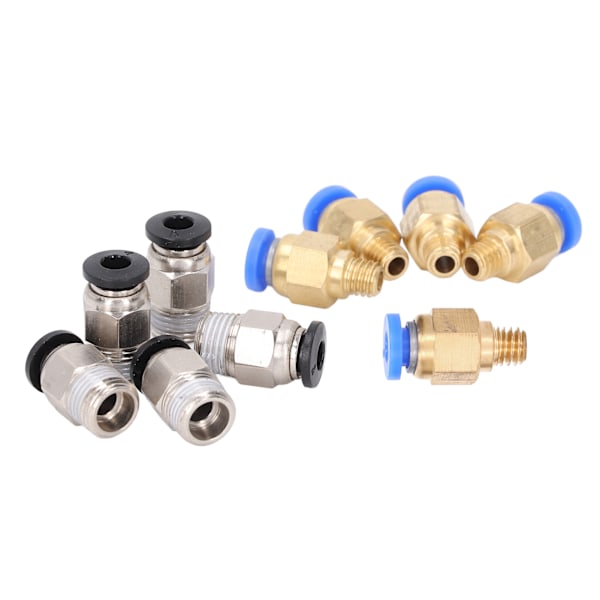 20-delars pneumatisk koppling PC4-M6 PC4-10-set för 3D-skrivare, för Creality Ender 3