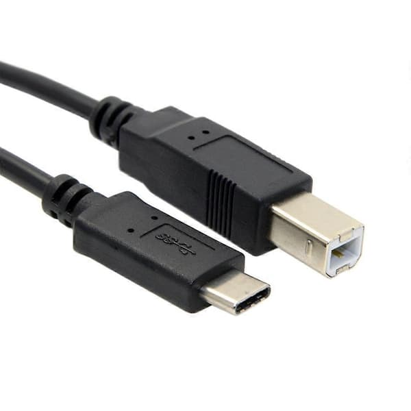 USB-C USB 3.1 Type C Hanstik til USB 2.0 B Type Hanstik Datakabel til Mobiltelefon & Macbook &