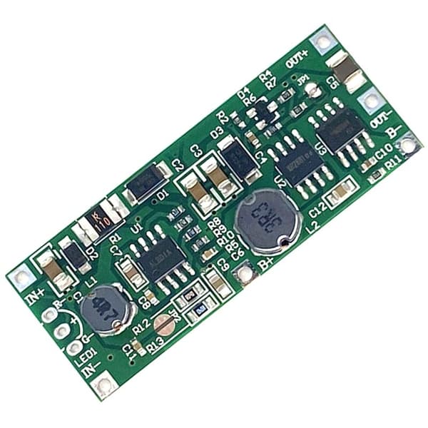 DC UPS Avbrottsmodul 3.7V Litiumbatteri Laddning och Urladdning Boost Modul 9V Nedbrytnings Boost Modul