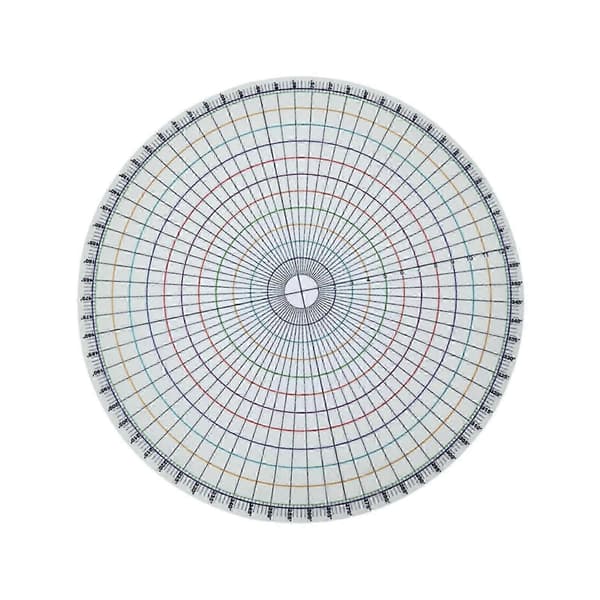 Ceramic Circle Dividing Tool for Underglaze Painting & Trimming - Precision Measuring Board for Pottery Modeling