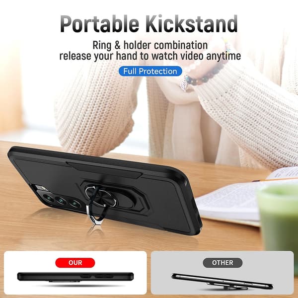 Telefoncover med holder til Samsung Galaxy S23+ 5G