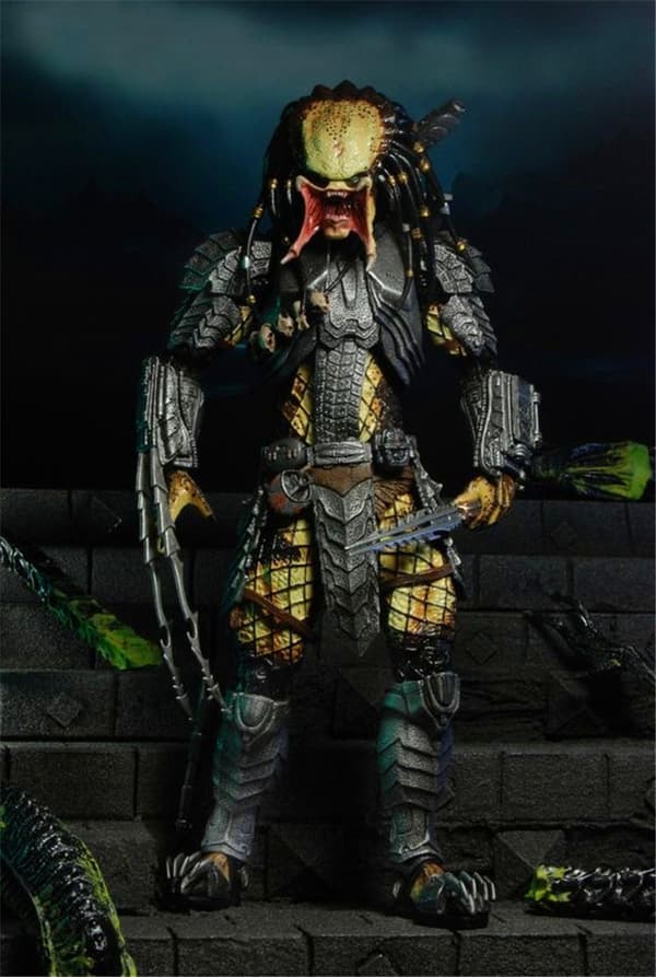 Predator Figur Neca Aliens Vs Predator Serien Alien Covenant Elder Youngblood Predator Serpent Hunter Legetøjsfilm Actionfigur[hsf]（B）