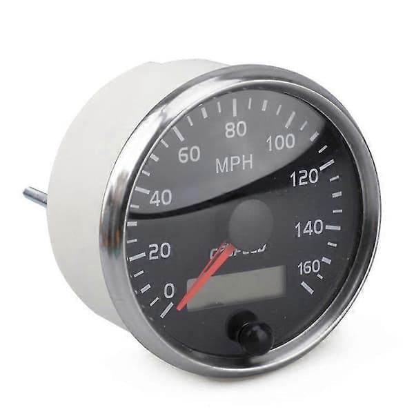 Universal GPS Speedometer 12V/24V Odometer 85mm 160MPH for Car Motorcycle LCD Tachometer -Yx