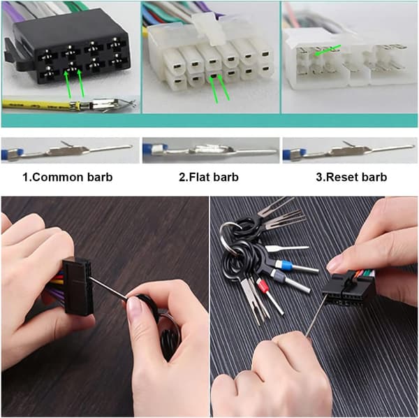 82-Piece Terminal Removal Tool Kit, Pin Release Wire Connector, Depinning Tool Set with Protective Case