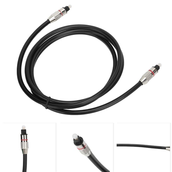 OD6.0 til TosLink han til han-kabel 1,5 m PVC digitalt optisk fiberlydkabel 1,5 m