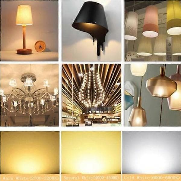 G9 LED-lampor, varmvit 3000K 5W G9 LED, 10 st.