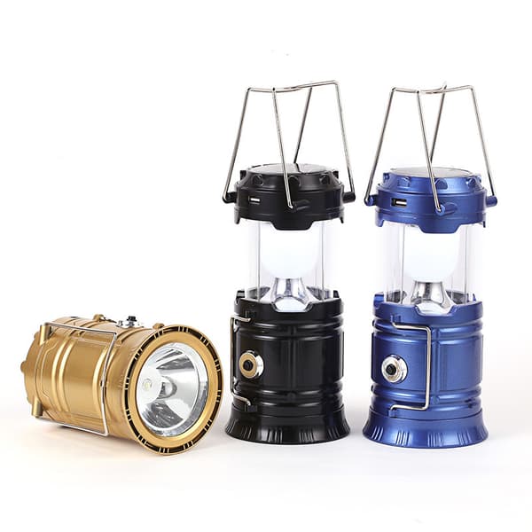 LED-campinglampe solcelle, vandtæt LED-campinglanterne/LED-campinglampe