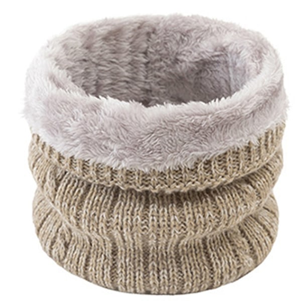 Lämmin ja Mukava Kauluri (Poolokauluri/Tuubihuivi) Beige