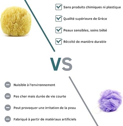 Natural sponge, very soft bath sponge from Greece, for more foam