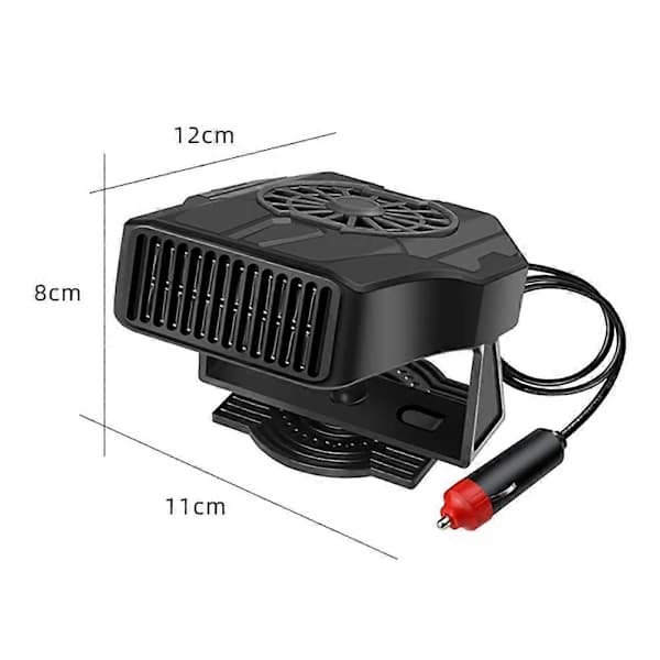 Bilvarmer Defroster Bærbar Bil Frontrutevarmer 12V 150W Frontrutedugger Defroster Varmer for [co]