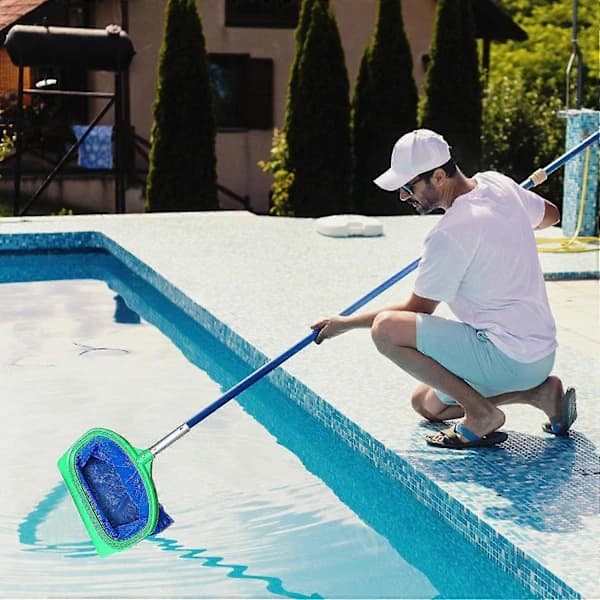 Poolnet, Skimmernet til pool med ultrafint net, Poolskimmernet, Damnet, Til poolrengøring
