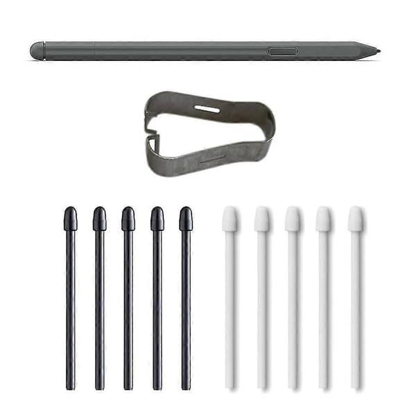 Touch Stylus Spetsar med Metallklämma För Kindle Scribe Write Stylus Penna Vit White