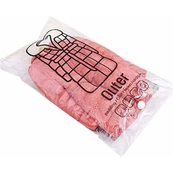 Vacuum Compression Bags - For Hanging Clothes, Coats, Jackets - 2 Pcs - L Abcrital