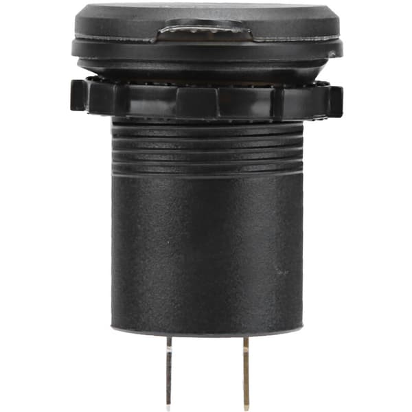 Vandtæt dobbelt USB-oplader til mobiltelefon 4.2A oplader LED digital display voltmeter med 23,6\" linjegrøn DC12-24V