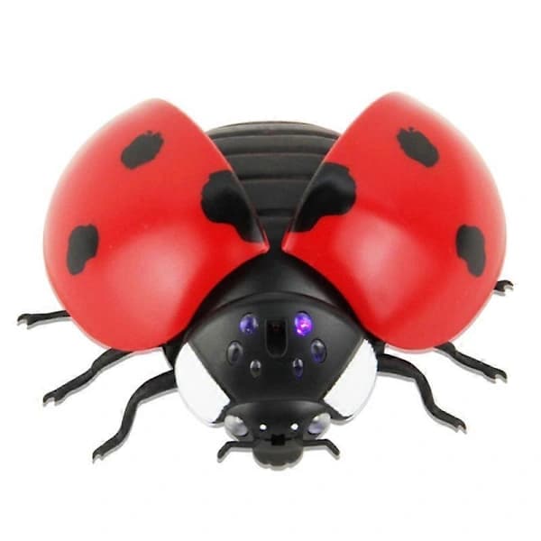 Rare Remote Control Fly Bee Ladybug RC Prank Insect Scary Trick Toy Ladybug