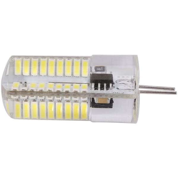 Dimmable LED Corn Bulb Mini Silicone Lamp 72 SMD 4014 G4 220V 200V-240V Replaces Halogen Bulb Pure White (Cool)