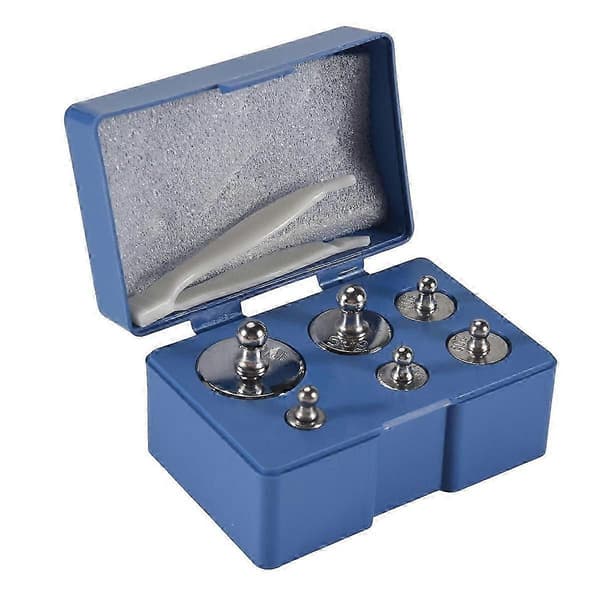 6 pcs 100g 50g 2x20g 10g 5g Gram Precision Calibration Weight Digital Scale Set