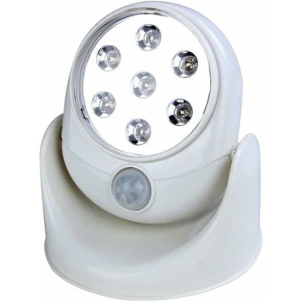 LED-lampe 360°: Trådløs LED-lampe med 360° roterende bevegelsessensor