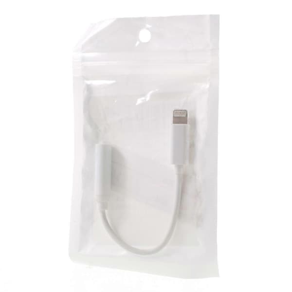 Lightning til 3,5 mm hun hovedtelefonadapterkabel til iPhone 7/7 Plus, understøtter IOS10.3