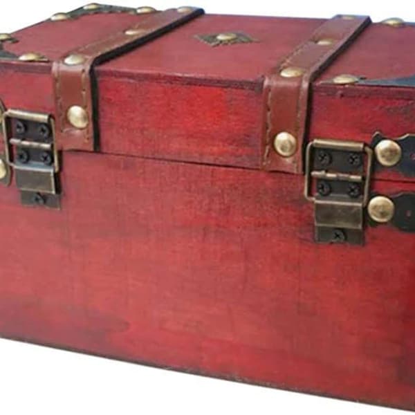 Træskattekiste, piratskattekiste, opbevaringsskattekiste