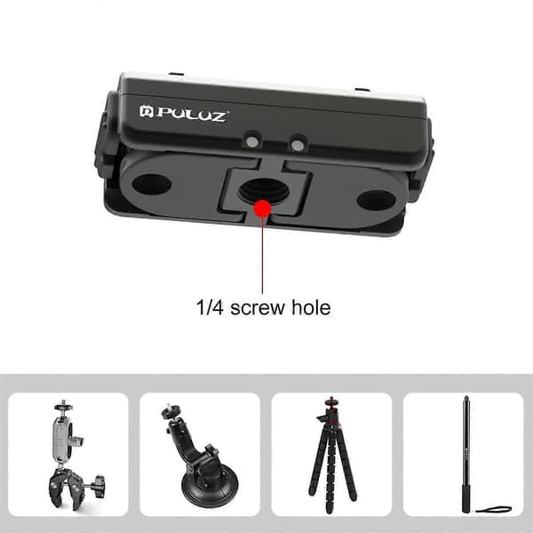 Magnetisk hurtigudløsertilbehør til Insta360Ace Pro/X3/ONE X2/ Multifunktionel praktisk adapterbase