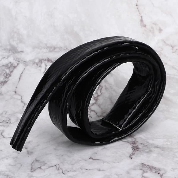 AN12 Black Fireproof Sleeve Braid Heat Shield 3/4 x 3.3ft ID 0.7in Fuel Hose Protector