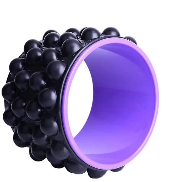 Zk-back+Purple Roller Myofascial Release Trigger Point Yoga Wheel Foam Roller For Treating Back Pain Deep Tissue Massage Exercise