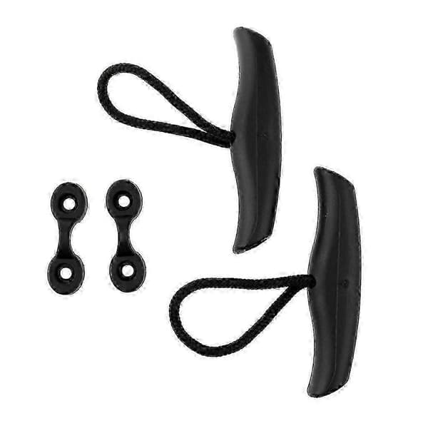 (2-pack) Canoe Kayak Gear Handle Pull Handle Cord Rope Replacement Boat Kayak Carrying Accessories Kit & Pad Eyes well