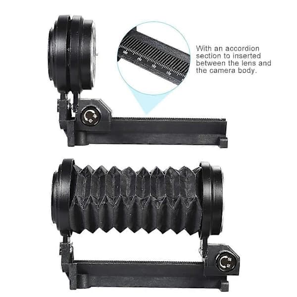 Macro Bellow for Nikon F-mount Lens D90 D80 D60 D7100 D7000 D5300 D5200 D5100 D3300 D3100 D3000 Al SLR