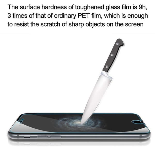 Tempered Glass Film Pack with 2 Screen Protectors Compatible with iPhone 8/7/6/6S - 9H