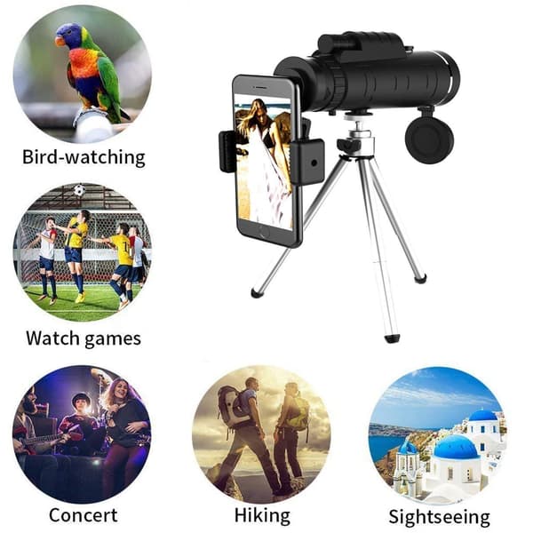 Monocular Telescope, High-Performance Monocular Telescope Waterproof Monocular