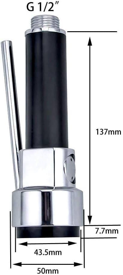 Durable Solid Brass Bathroom Kitchen Faucet Pull-Out Shower