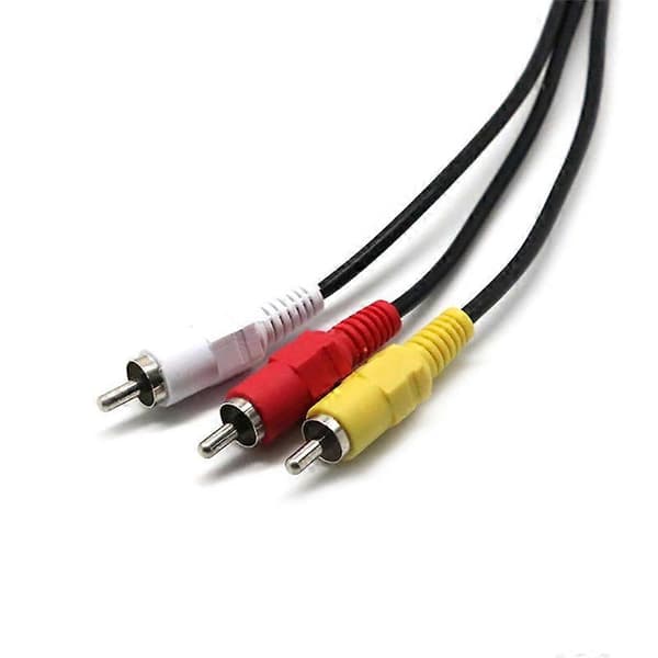 3 RCA Han til USB Hun Aux Audio Video Videokamera Adapter AV Konverteringskabel