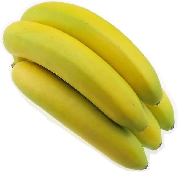 Kunstig bananfruktklase, 19 cm realistisk latefrukt