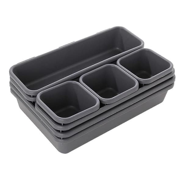 1 förvaringslåda, set, svart