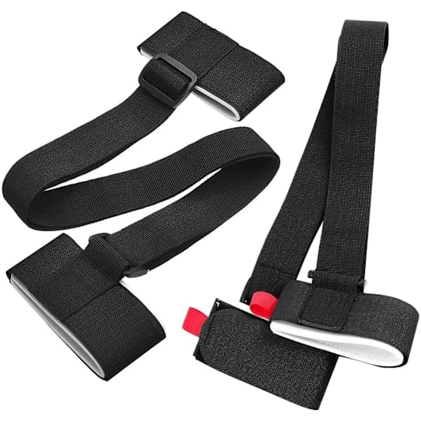 2 stk. Skiholder Justerbar Skulderstropp Skirem