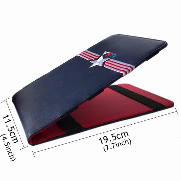 PU læder Yardage Book Holder Bærbart golftilbehør til golfspillere Golf Scorecard Holder